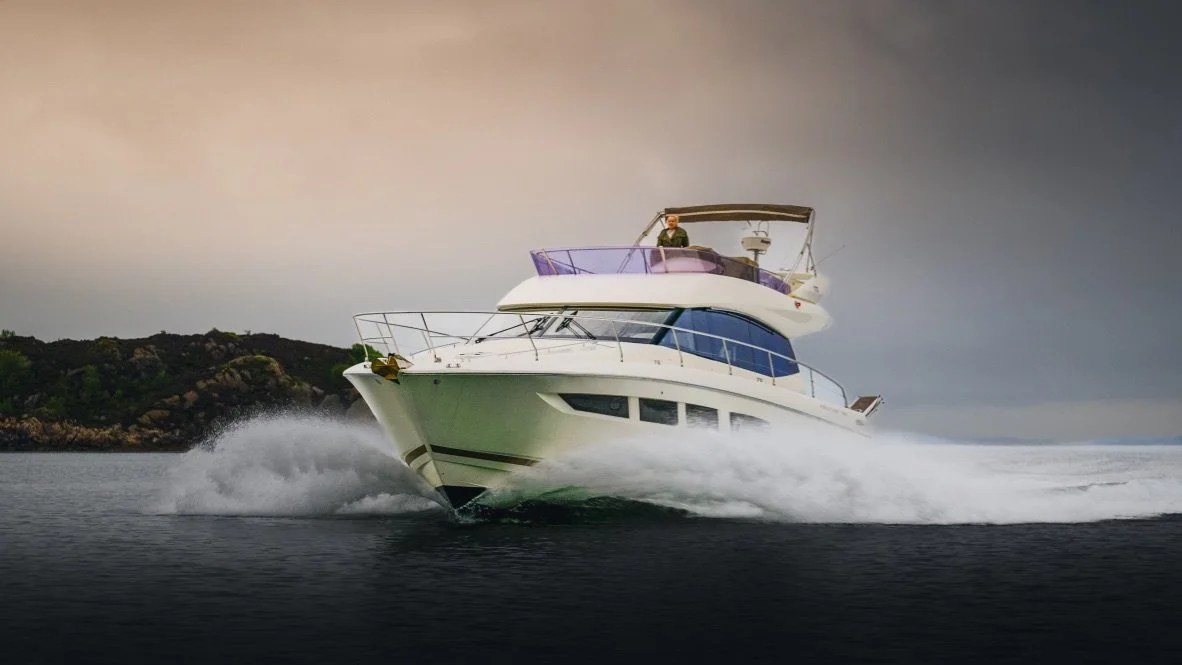 Fjord Queen under way on the Norwegian west coast